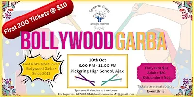Bollywood Garba 2026 | Ajax | East GTA's Most Popular Navratri DJ Night