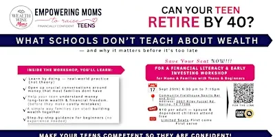 Early Investing Class for Moms and Teens