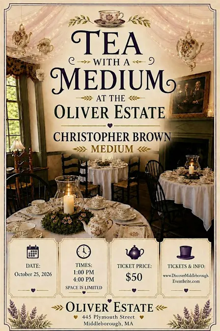 Tea with a Medium at Oliver Estate
