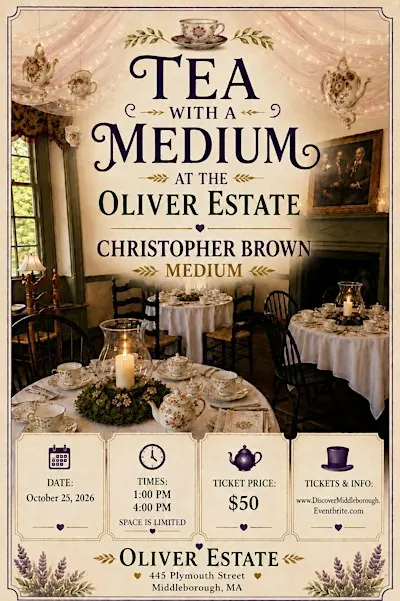 Tea with a Medium at the Oliver Estate