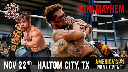 Little Mania Midget Wrestling Invades Haltom City,TX1