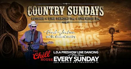 Country Sunday Line Dancing Live Band Brad Jackson & The Chill House