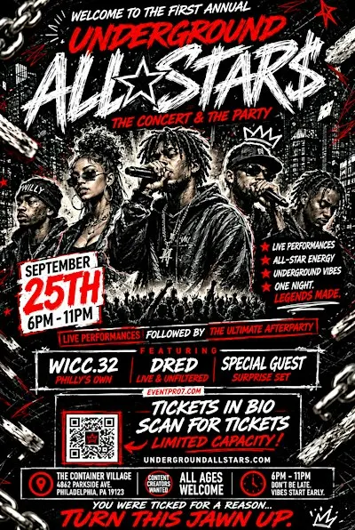Underground All Stars: Concert & Party