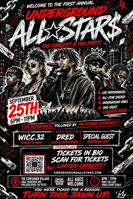 Underground All Stars: Concert & Party
