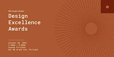 IIDA Oregon Chapter - Design Excellence Awards 2026 - Tickets
