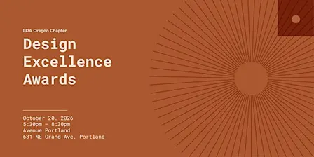 IIDA Oregon Chapter - Design Excellence Awards 2026 - Tickets