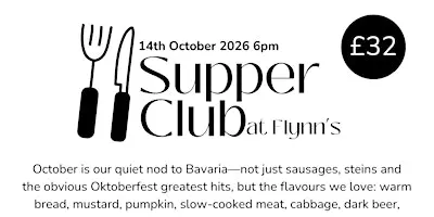 Supper Club at Flynn’s - October '26 (Bavaria)