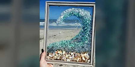 Sip 'n' Shimmer: A Crushed Glass Art Night