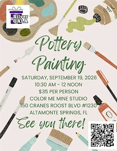 Color Me Mine Pottery Painting FUNdraiser