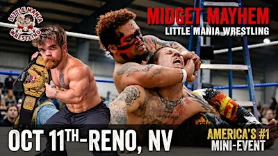 Little Mania Midget Wrestling Invades Reno,Nv!