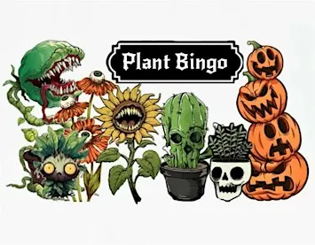 Plant Bingo: Halloween Edition