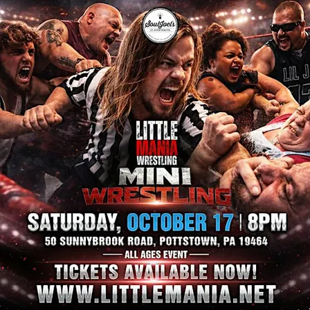 Little Mania Midget Wrestling Takeover Pottstown,PA!