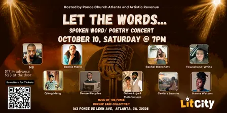 LET THE WORDS... Spoken Word /Poetry Concert