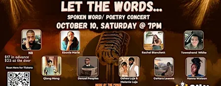 LET THE WORDS... Spoken Word /Poetry Concert