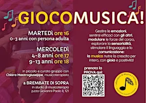 Prova GIOCOMUSICA 4-8 anni