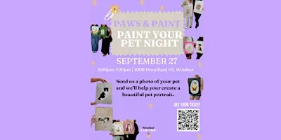 Paws and Paint - Paint your Pet!