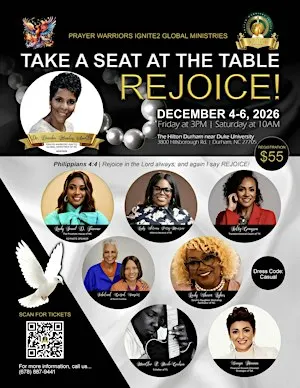 Take a Seat at the Table ..REJOICE!