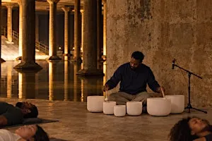 sound healing meditation with young professionals