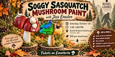 Soggy Sasquatch Mushroom Paint
