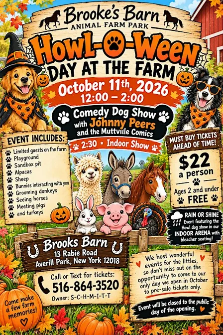 Howl-a ween at the Animal Farm Park!
