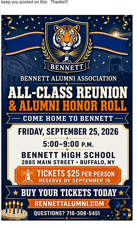 Bennett High School All-Class Reunion 2026
