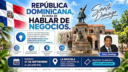 República Dominicana es hora de hablar de negocio