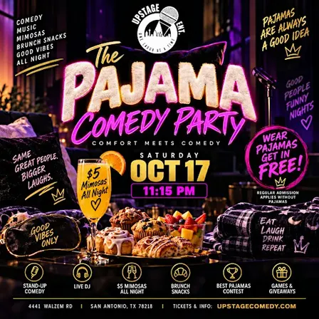 The Pajama Comedy Party at Upstage Comedy Lounge