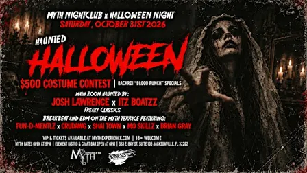 Haunted Halloween at Myth Nightclub | Saturday 10.31.26