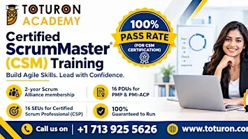 2 Days Certified ScrumMaster (CSM) Training in Niagara Falls, ON
