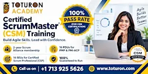 2 Days Certified ScrumMaster (CSM) Training in Quebec City, QC