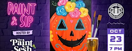 Night of the Pumpkin Paint & Sip Event at Wooden Cask in Newport, KY