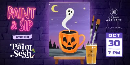 “Ghost Roast” Halloween Paint & Sip Event at Urban Artifact - Cincinnati