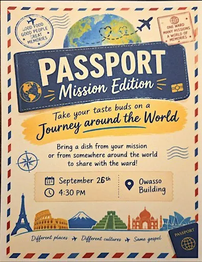 Elm Creek Ward presents Passport - Mission Edition