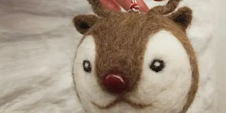 Needle Felted Christmas Baubles Workshop