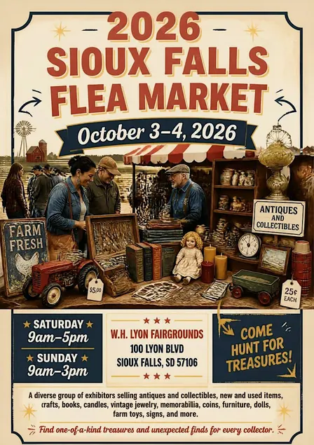 ✨️ THE 2026 SIOUX FALLS FLEA MARKET