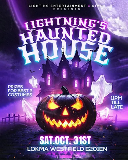 Lightning’s Haunted House (costume party )