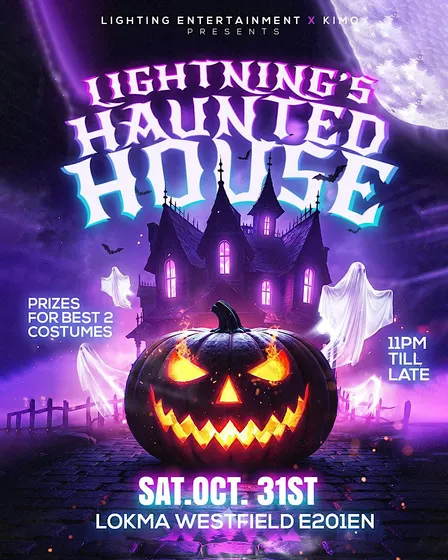 Lightning’s Haunted House (costume party )