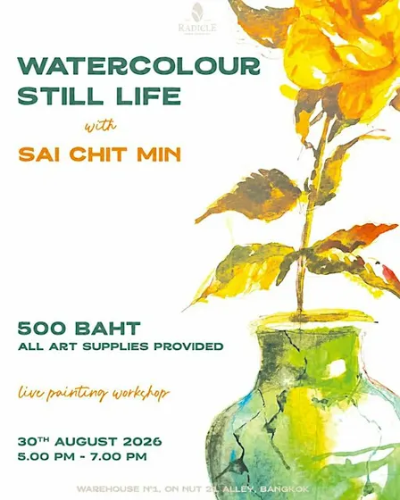 Watercolor Still Life Painting Workshop