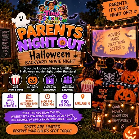 Halloween Backyard Movie Night