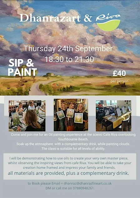 Sip and Paint at Cafe Riva