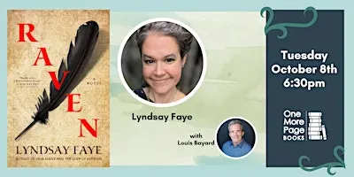 Celebrating RAVEN: with Lyndsay Faye, in Conversation w/ Louis Bayard