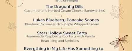 Stars Hollow Fall Fest.. a very Gilmore Tea