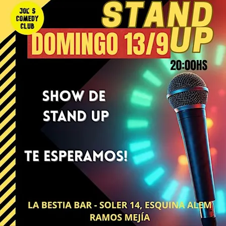 Joe's Comedy Club 13/9