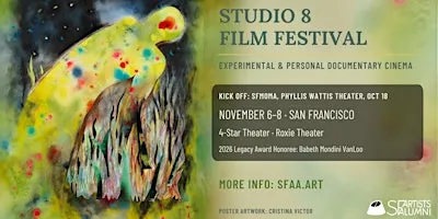 Full Weekend Pass, Studio 8 Film Festival 2026, Nov 6–8, San Francisco