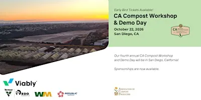 2026 CA Compost Workshop & Demo Day