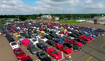 Ciocca Corvette Annual Toys for Tots caravan