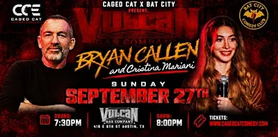 BRYAN CALLEN + CRISTINA MARIANI LIVE IN AUSTIN 9/27
