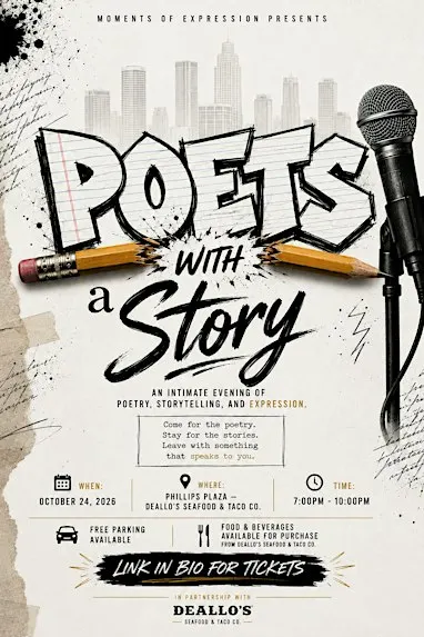 Poets with a Story Open Mic Night