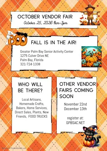 October 25, 2026 Vendor Fair