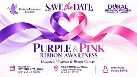 Purple & Pink Ribbon Awareness Charity Luncheon